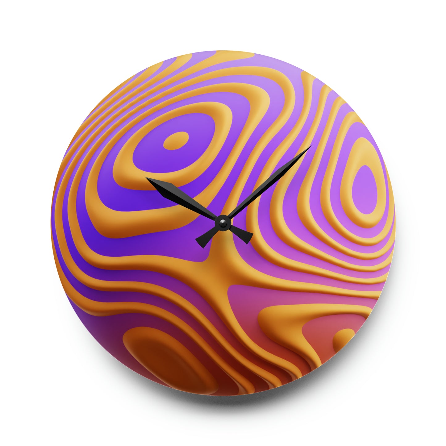 3D Sphere Wall Clock