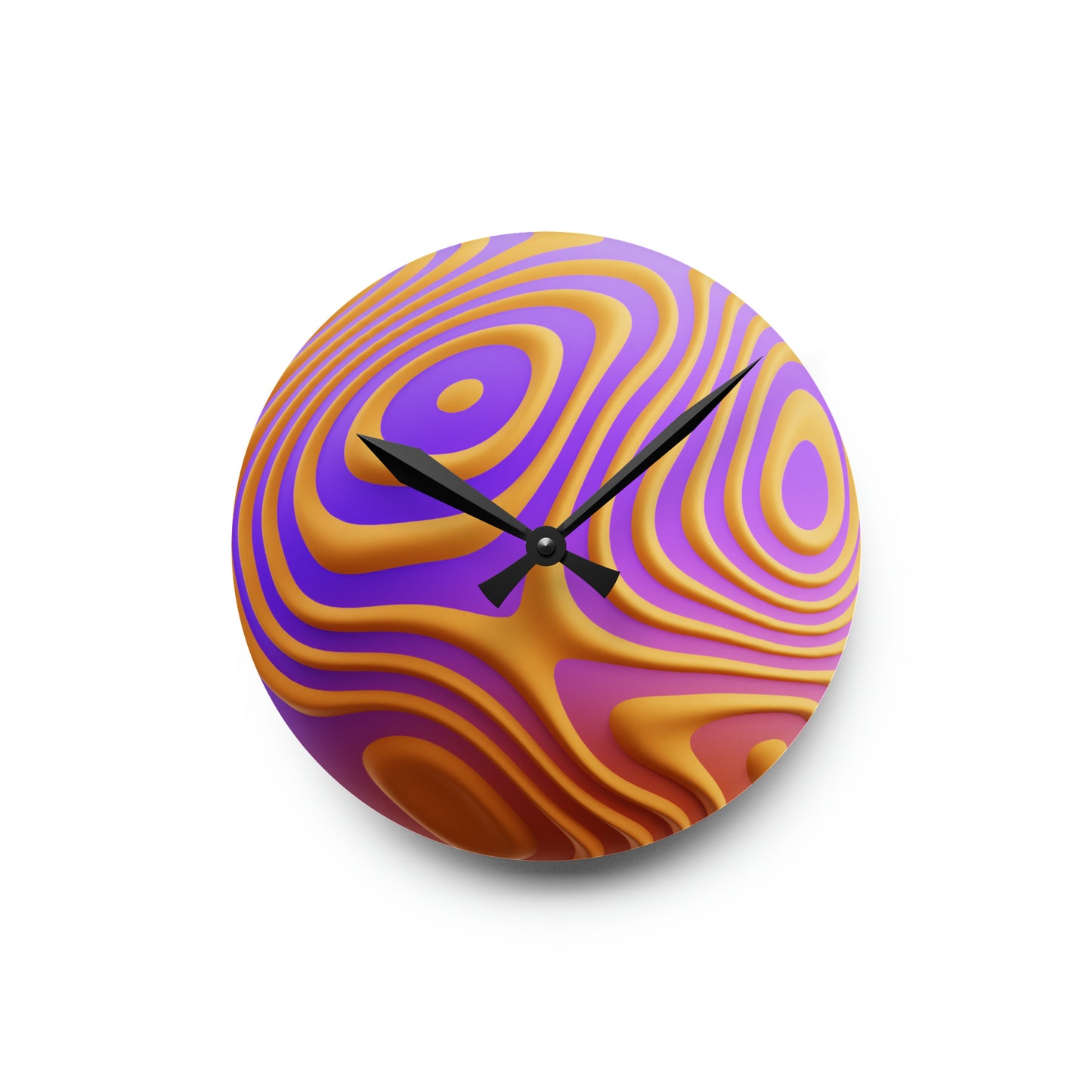 3D Sphere Wall Clock