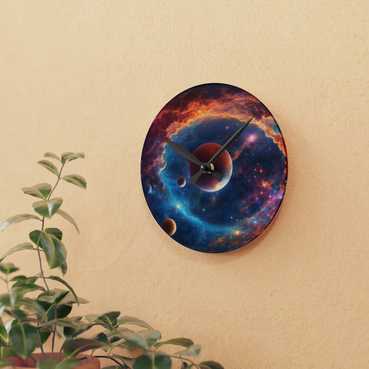Galaxy Wall Clock