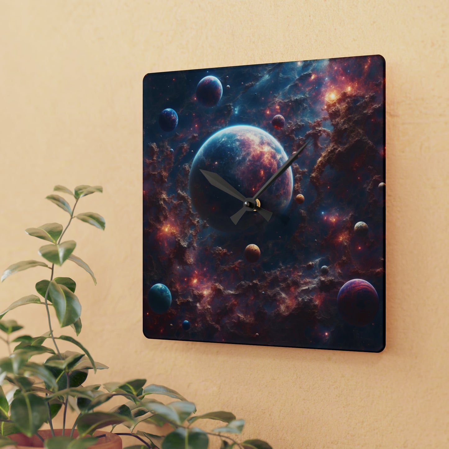 Galaxy Wall Clock