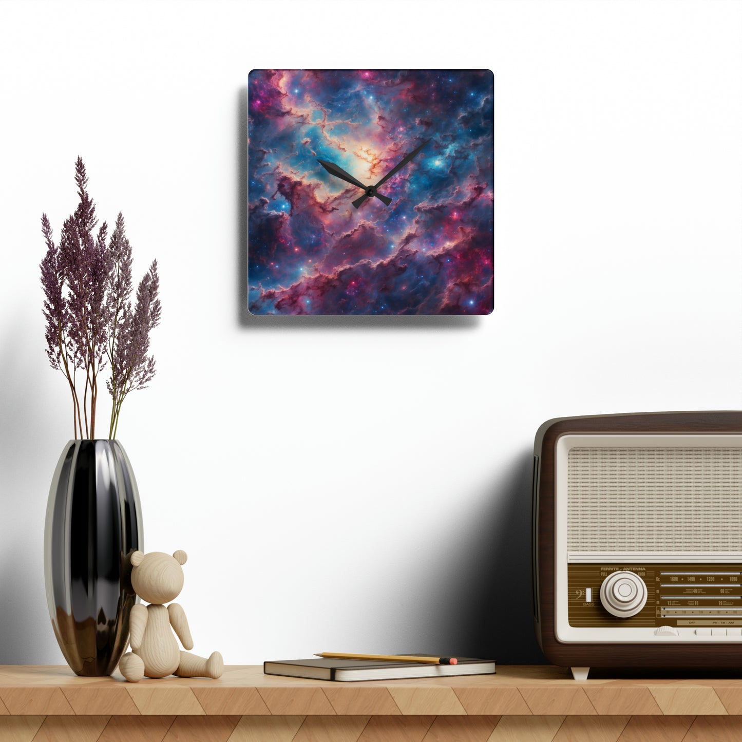 Galaxy Wall Clock