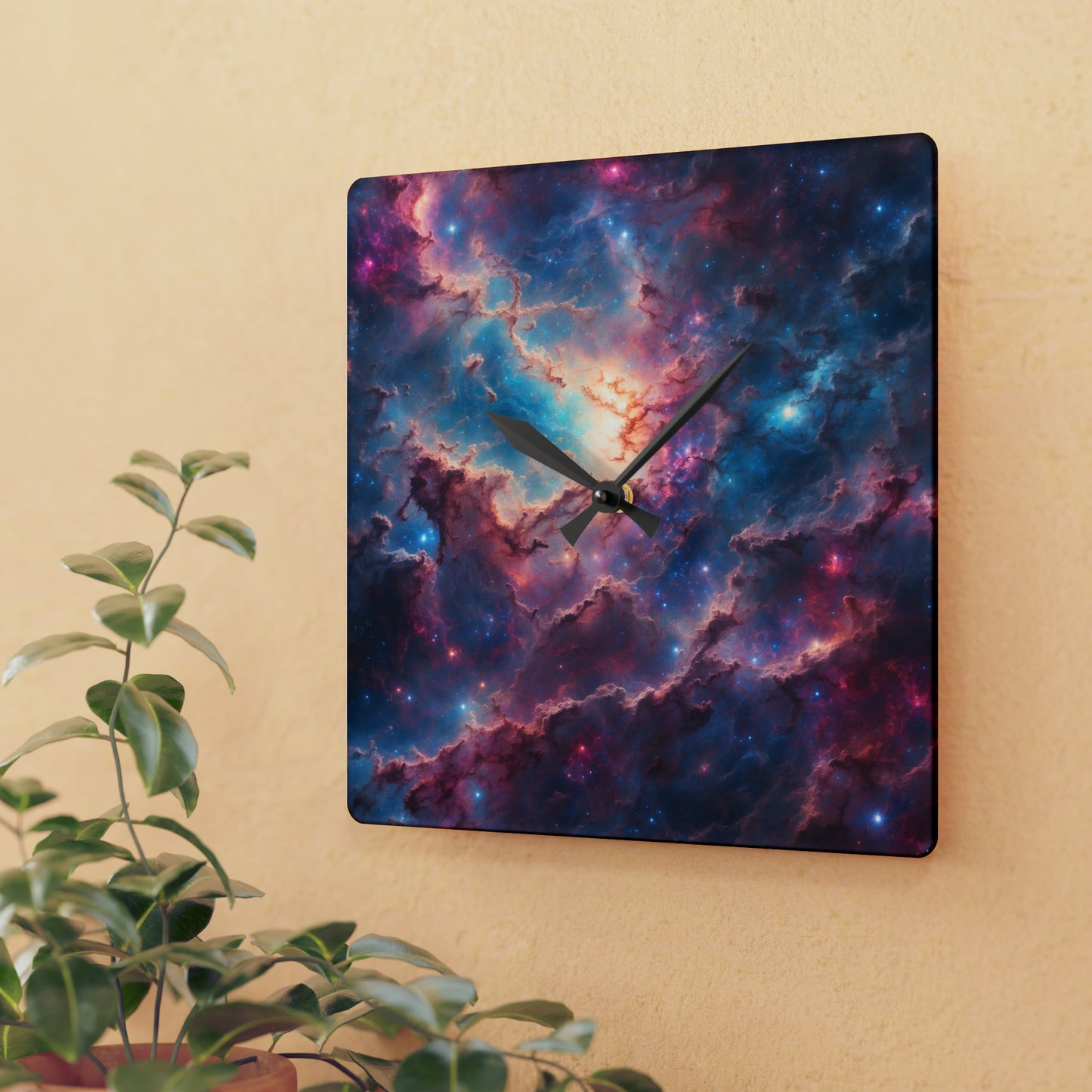 Galaxy Wall Clock