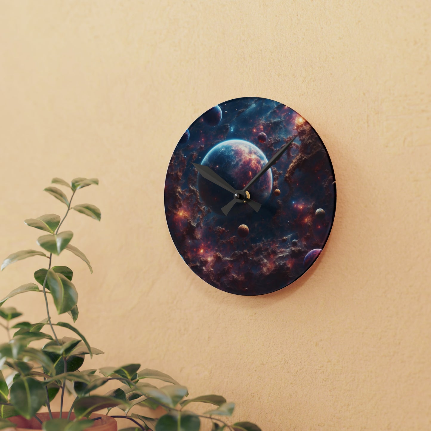 Galaxy Wall Clock