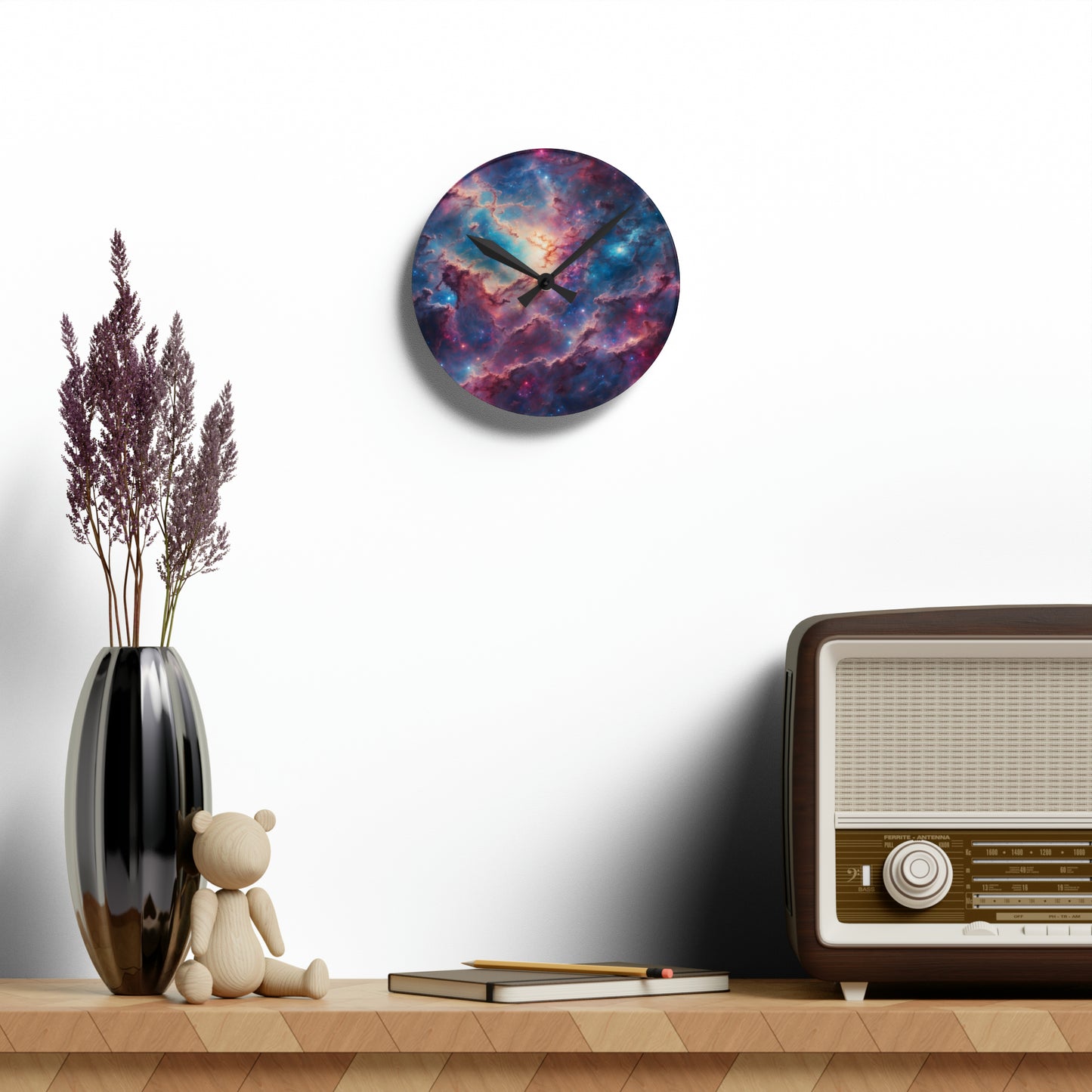 Galaxy Wall Clock
