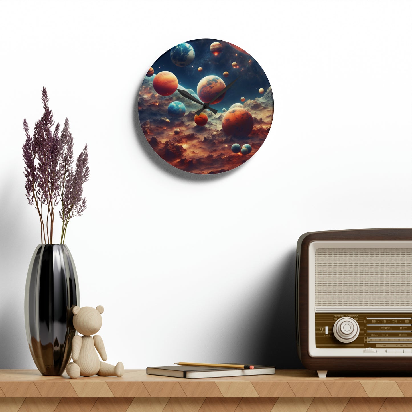 Galaxy Wall Clock