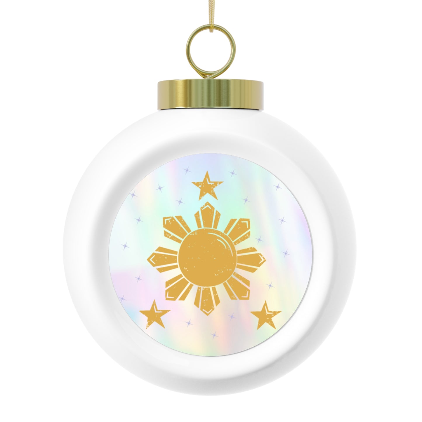 Sun Christmas Ball Ornament