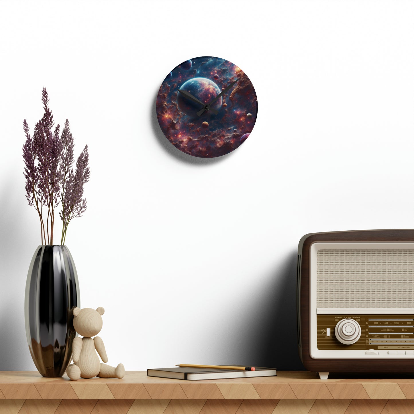 Galaxy Wall Clock