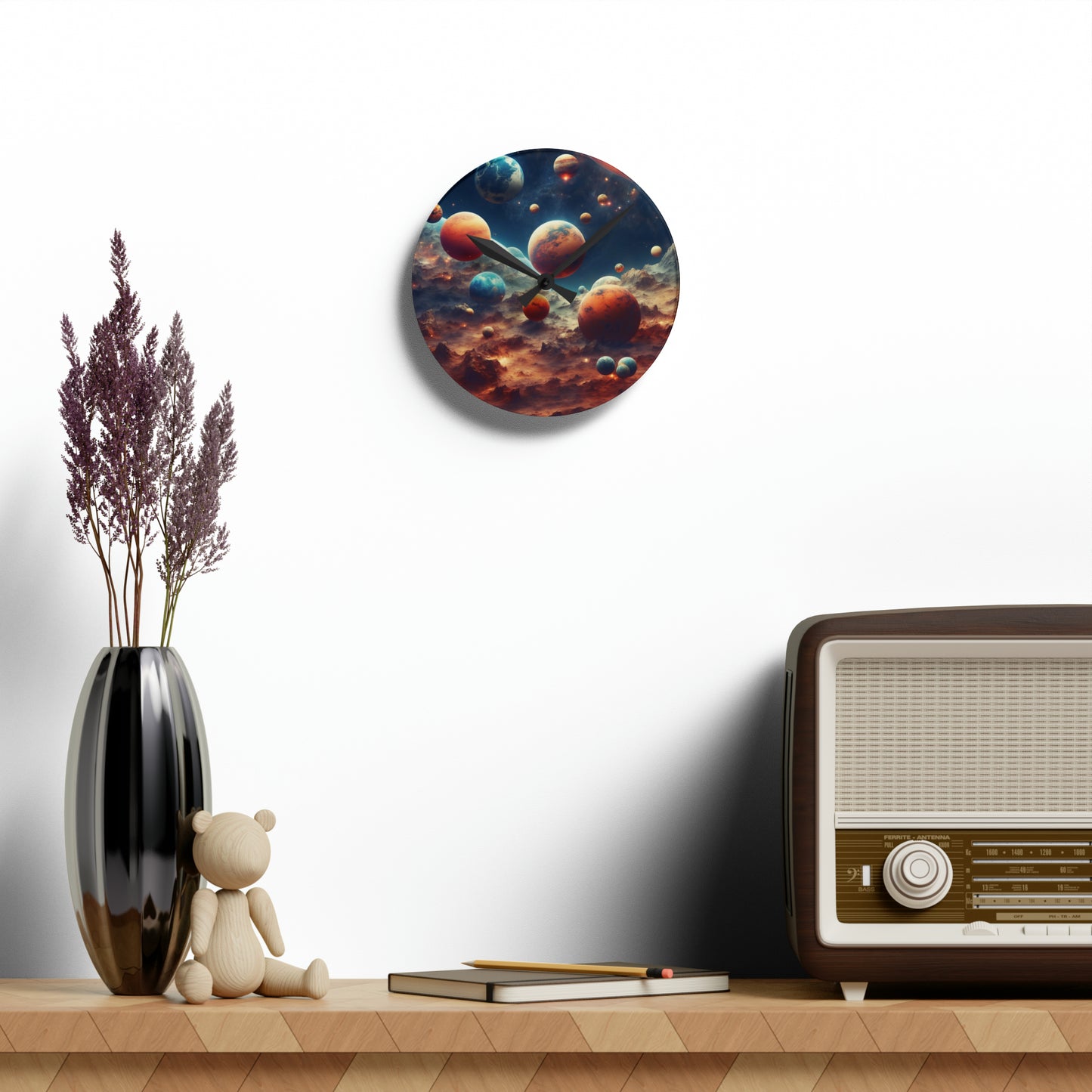 Galaxy Wall Clock
