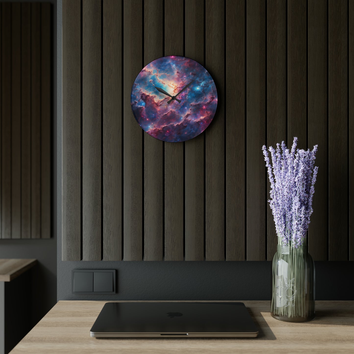 Galaxy Wall Clock