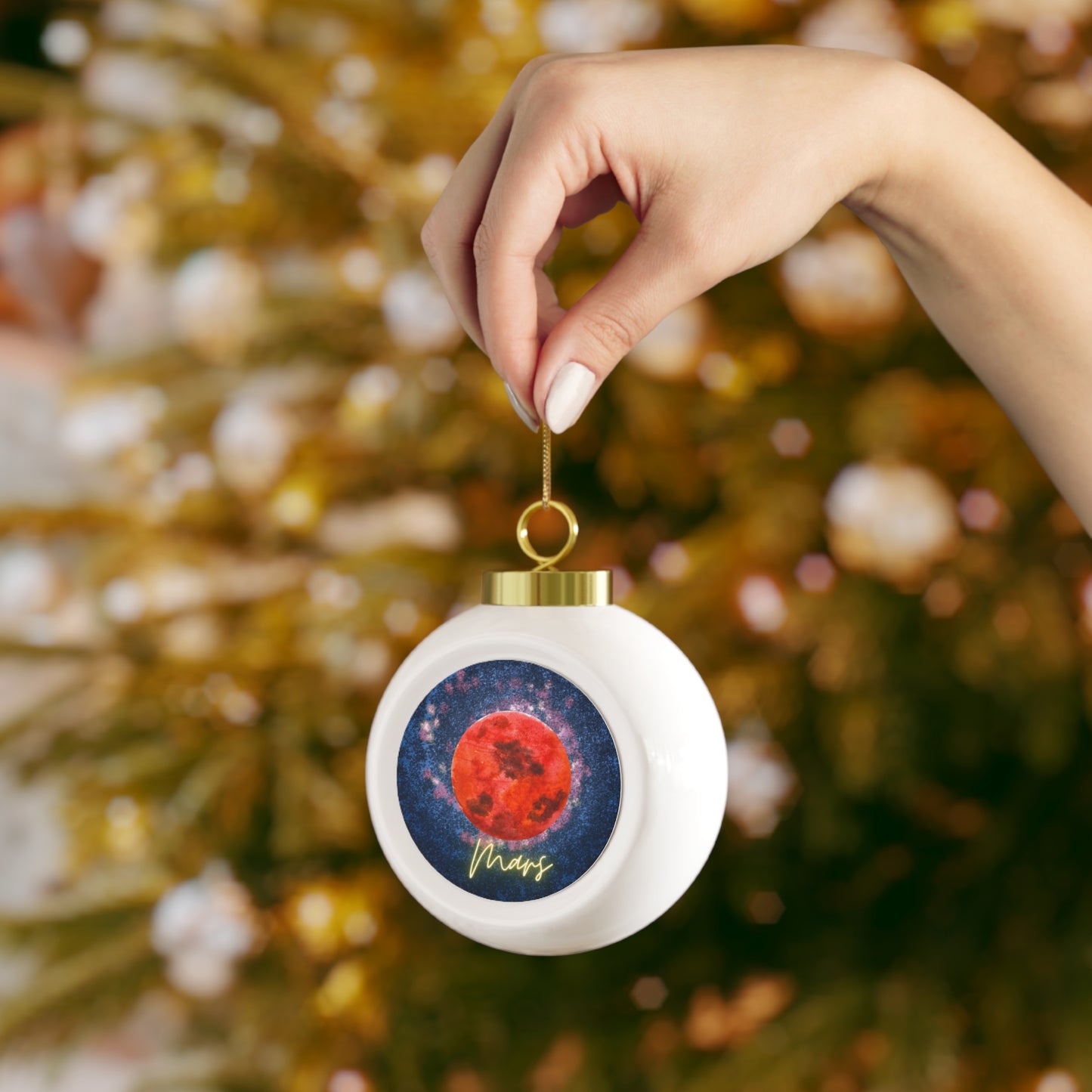 Mars Christmas Ball Ornament