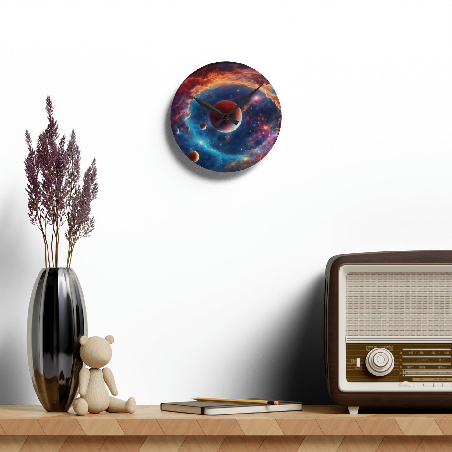 Galaxy Wall Clock