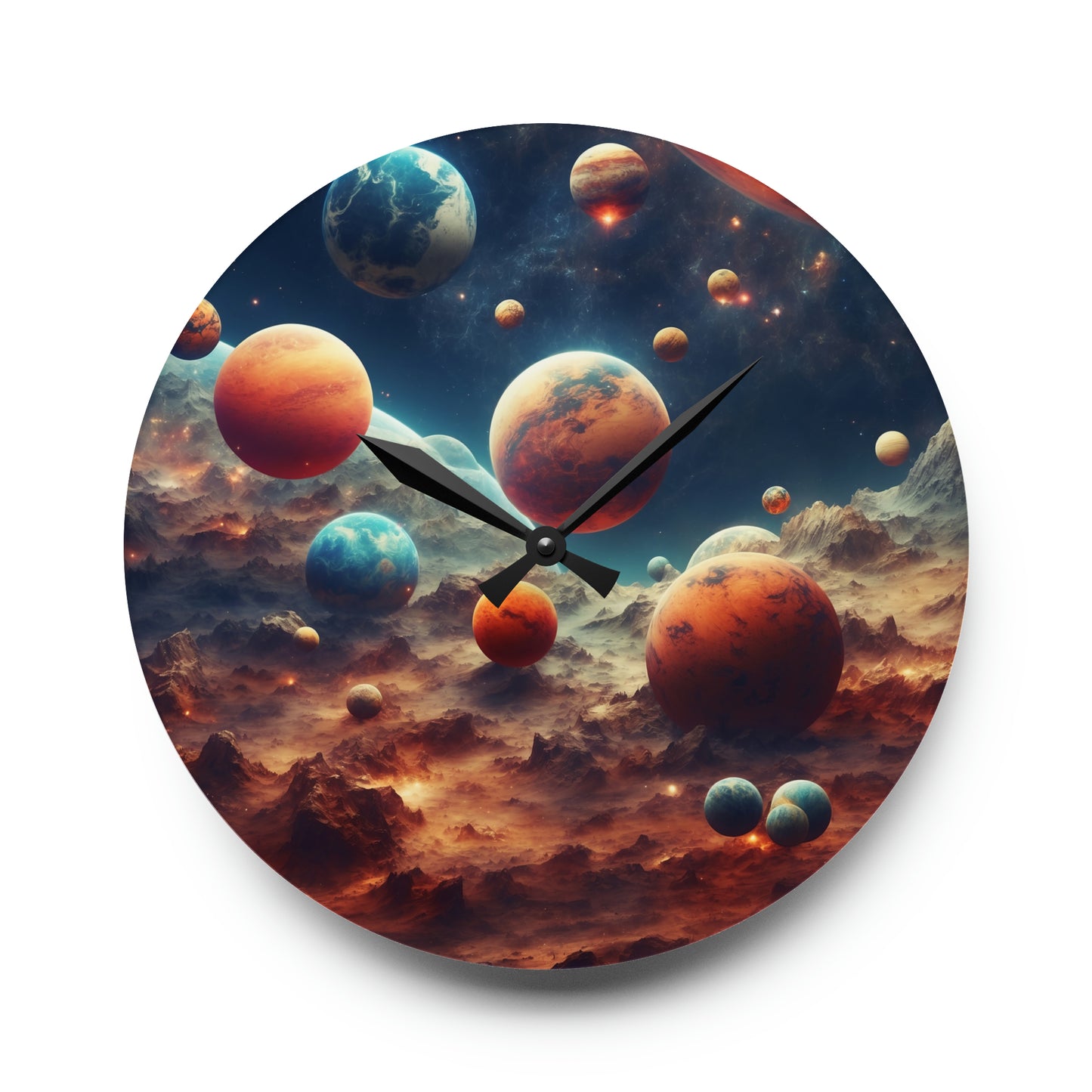 Galaxy Wall Clock