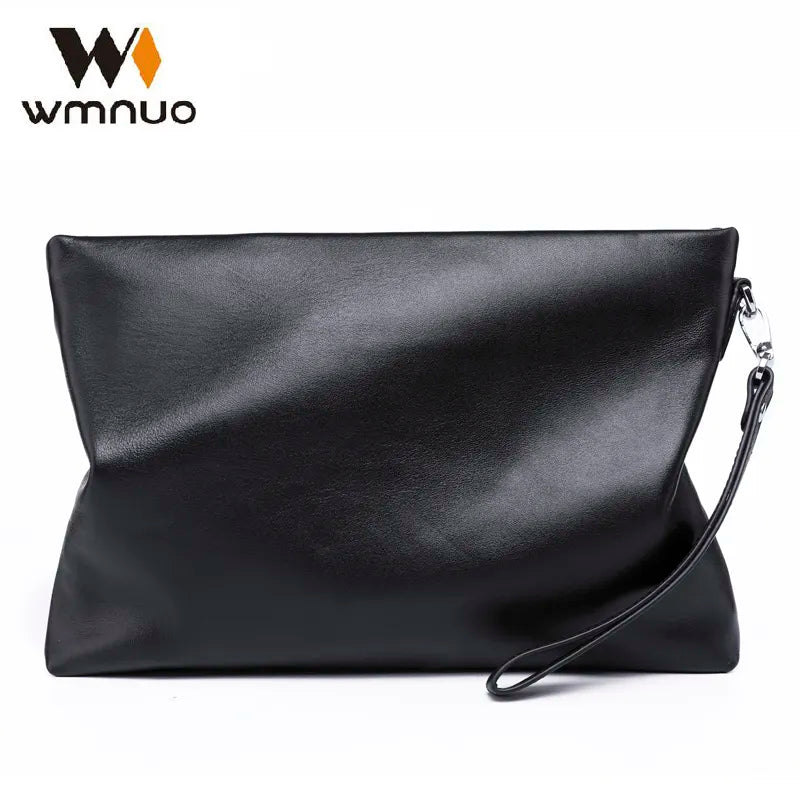 Clutches Men Hand Bag Genuine Leather