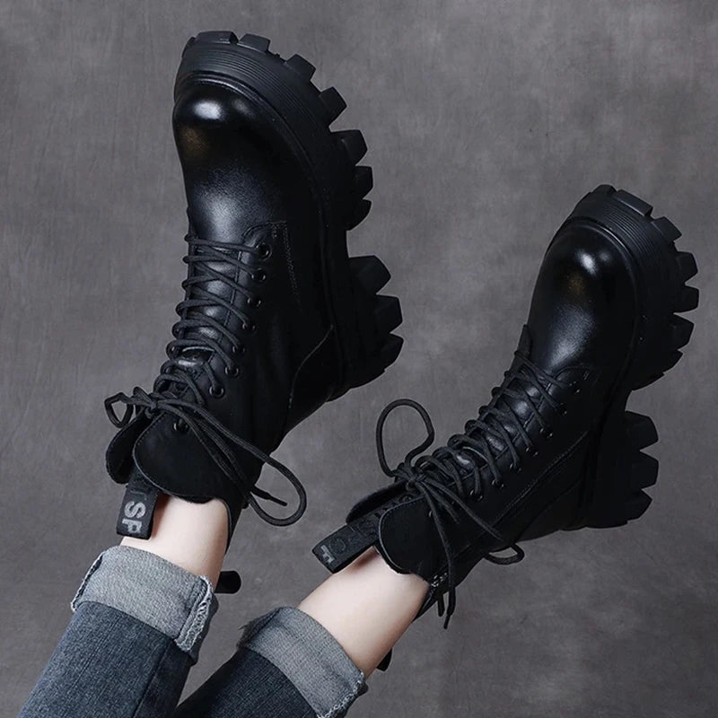 Lace-Up Boots Women