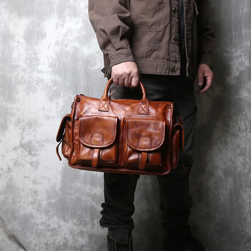 Pure Hand Polished Vintage Handbag