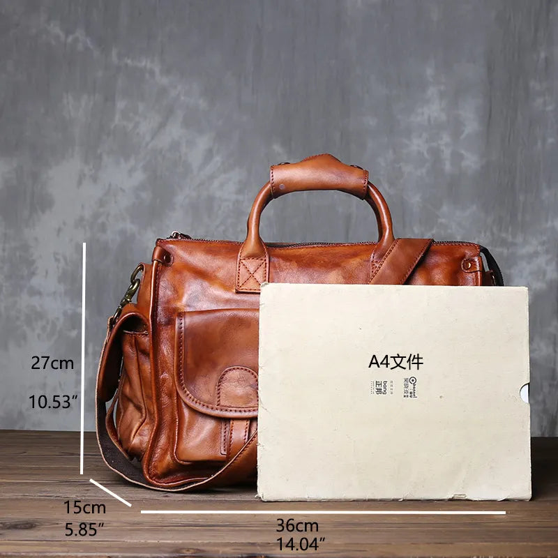 Pure Hand Polished Vintage Handbag