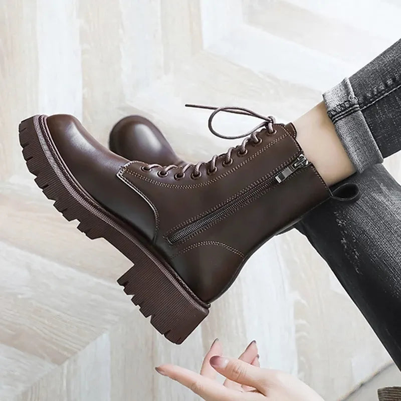Brown Ankle Boots Women