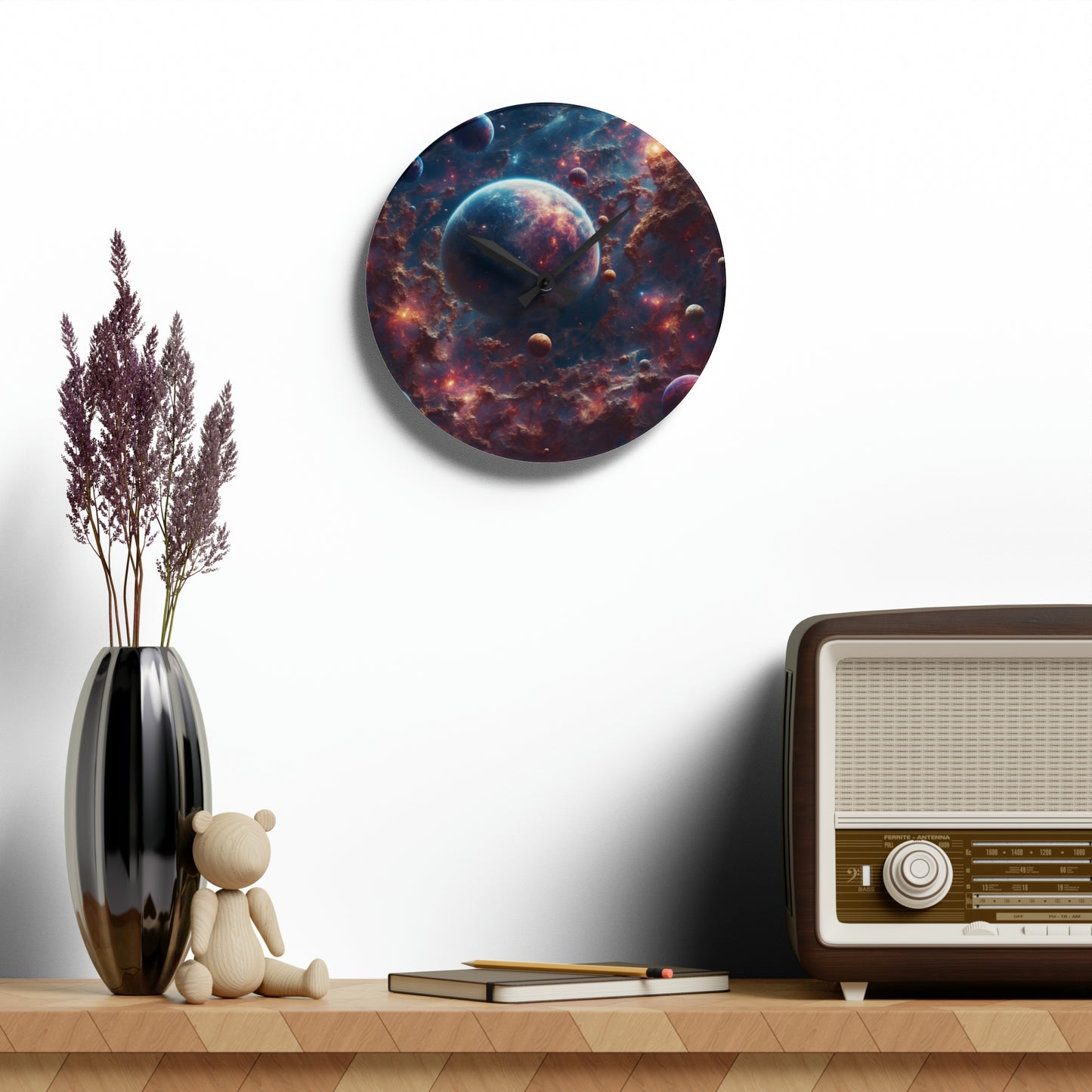 Galaxy Wall Clock