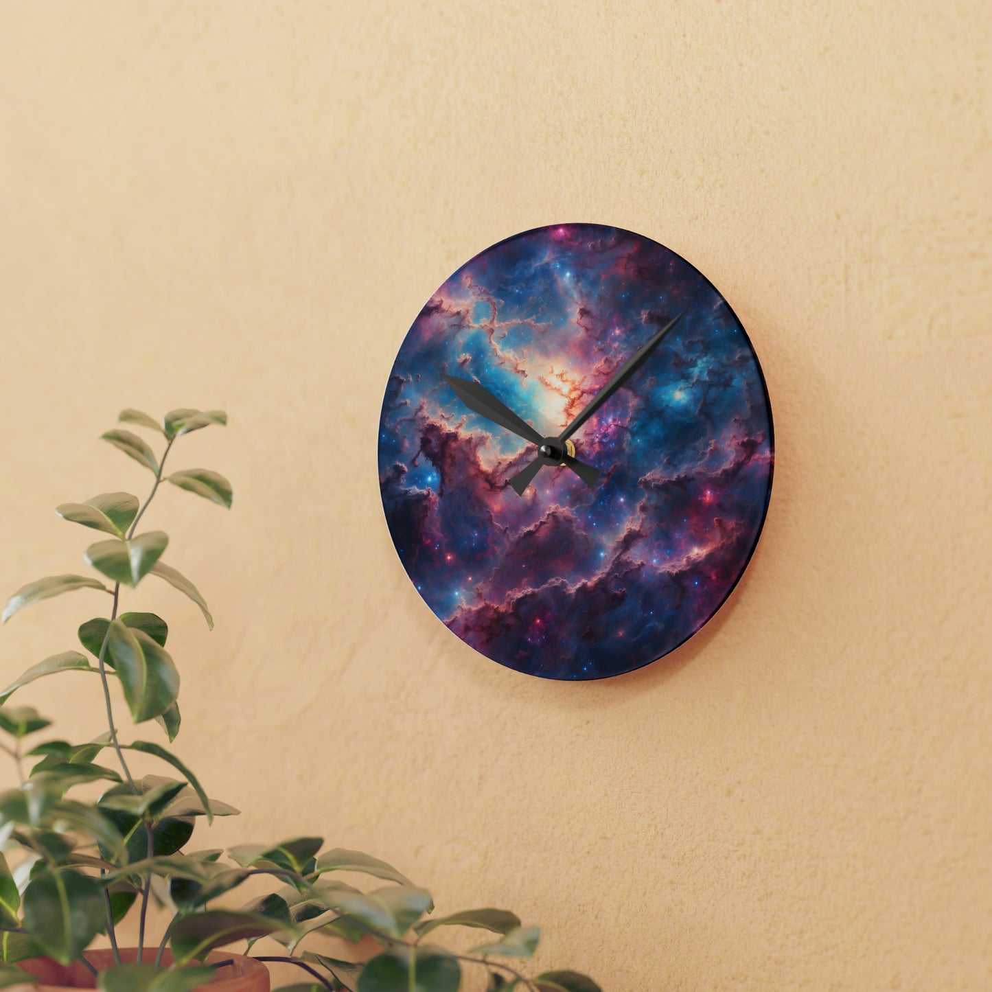 Galaxy Wall Clock