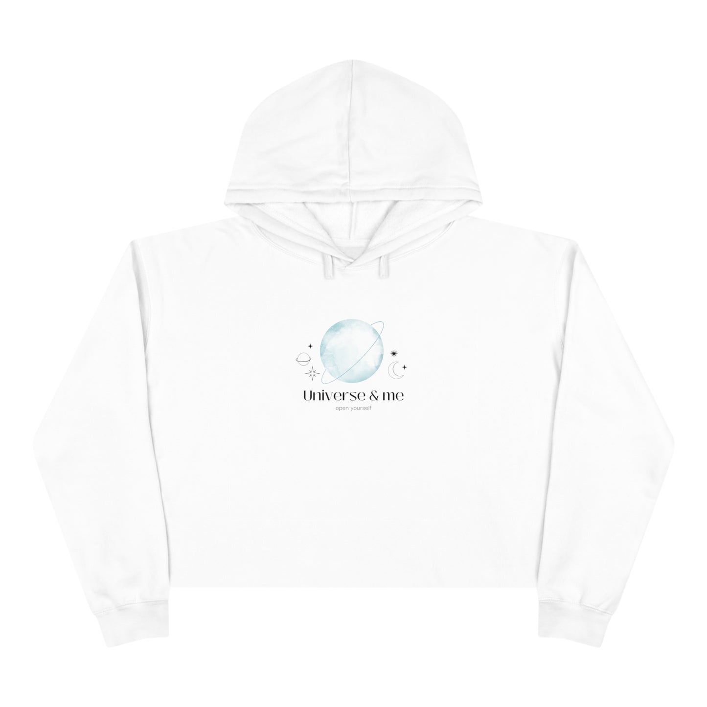 Universe & Me Crop Hoodie