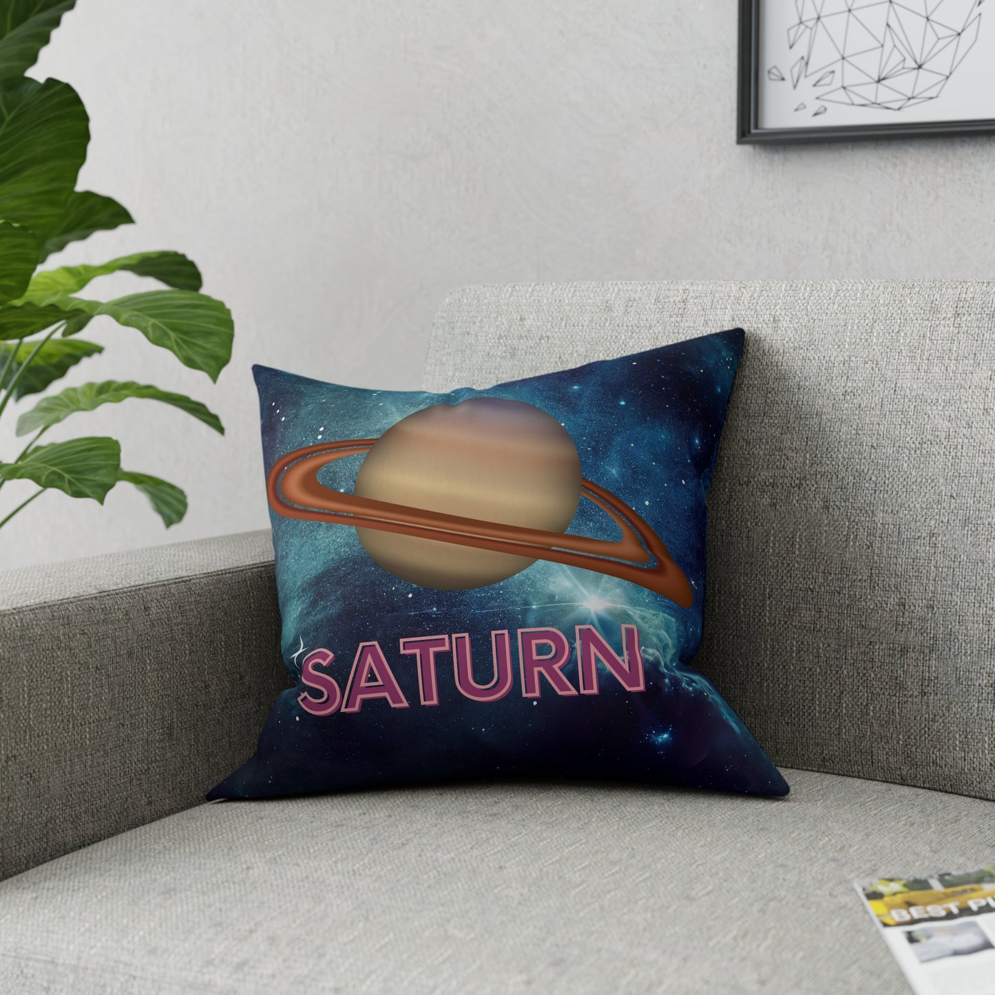 Saturn & Mars Pillow