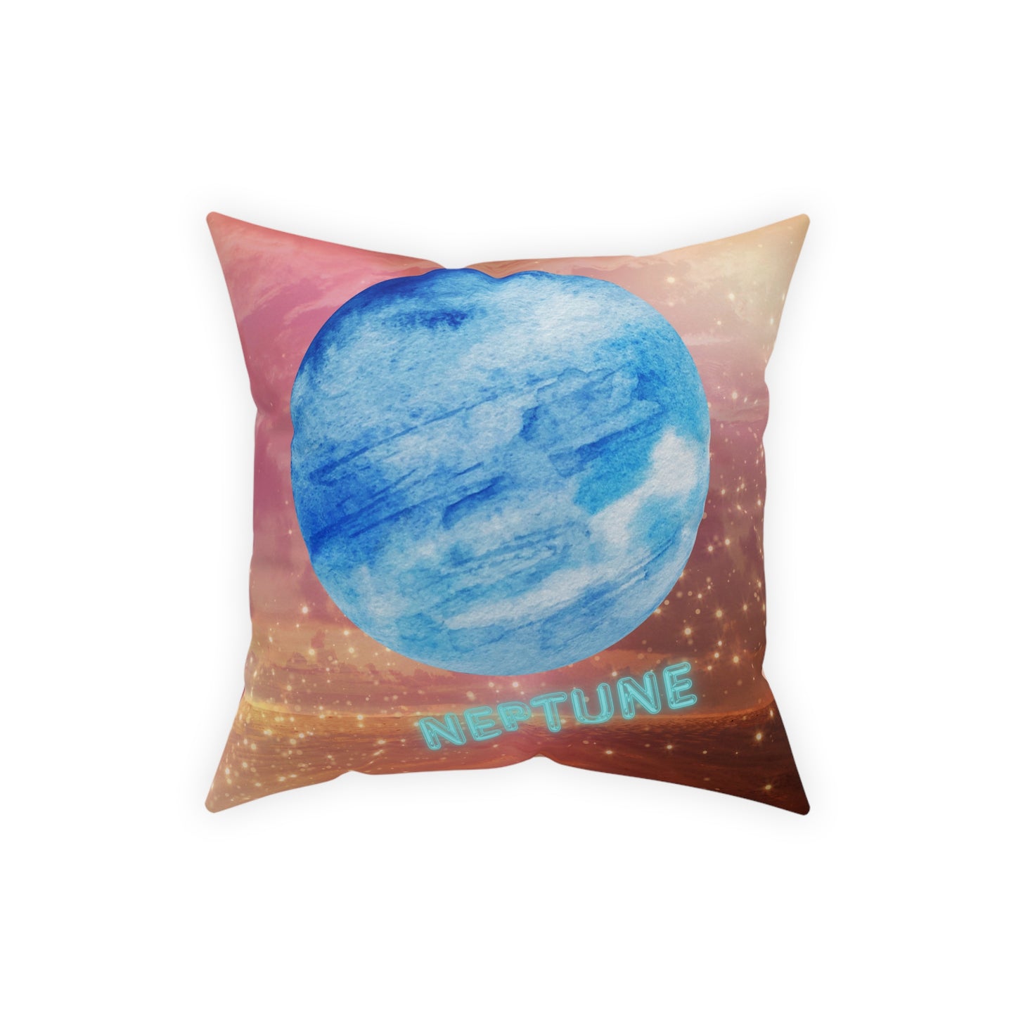 Neptune - Venus Throw Pillow