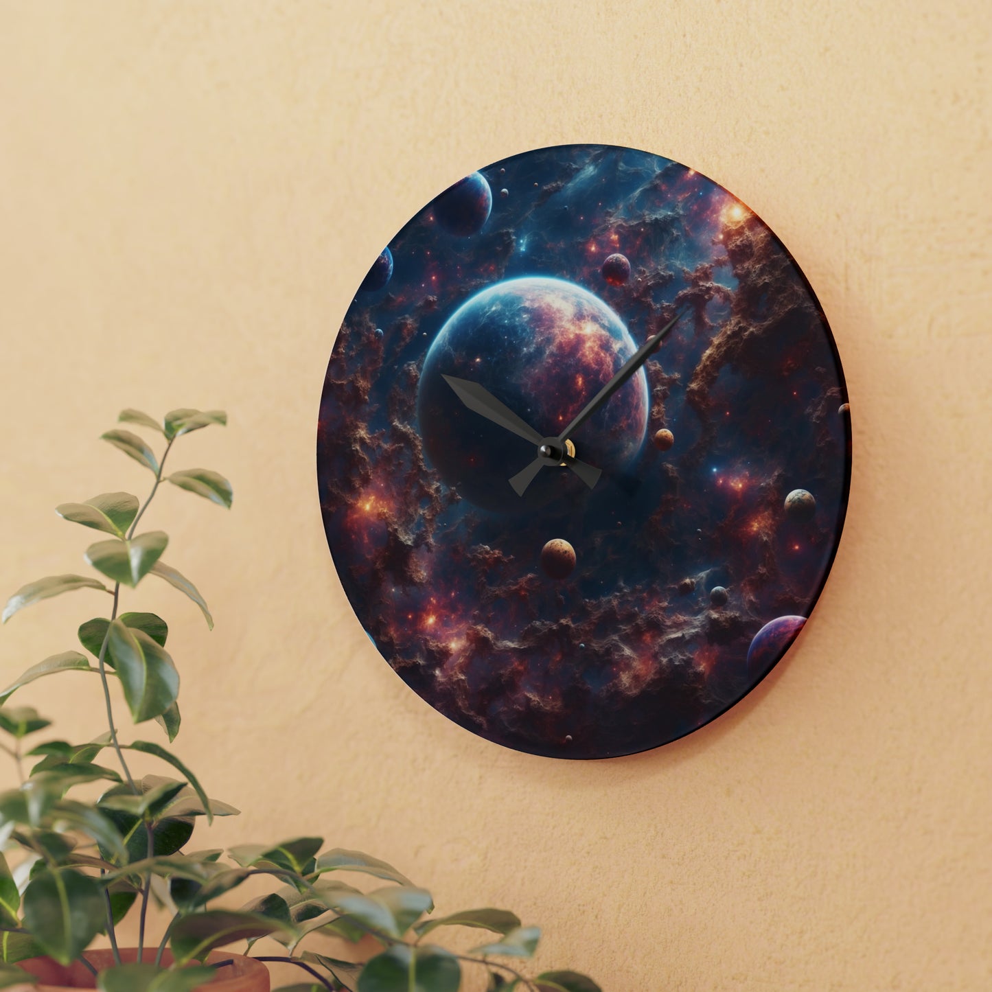 Galaxy Wall Clock