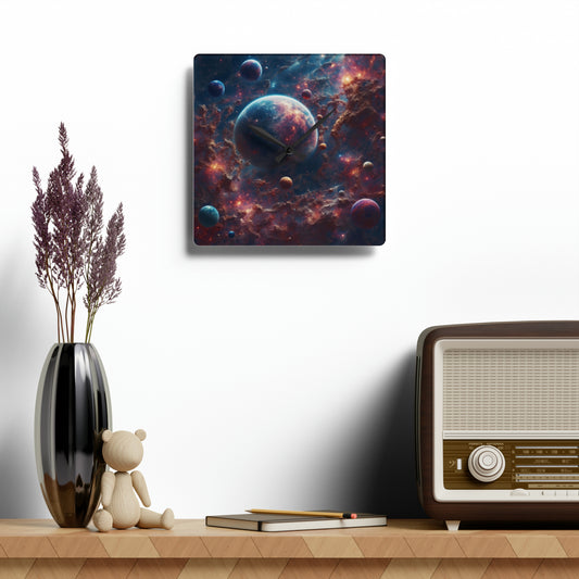 Galaxy Wall Clock