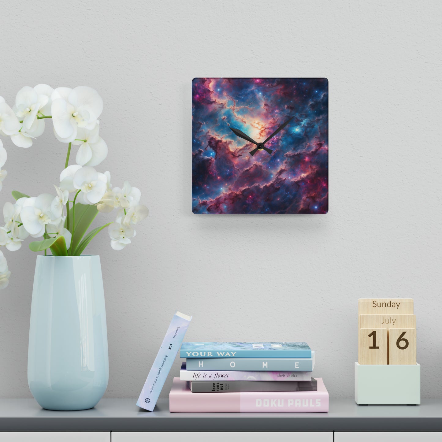 Galaxy Wall Clock