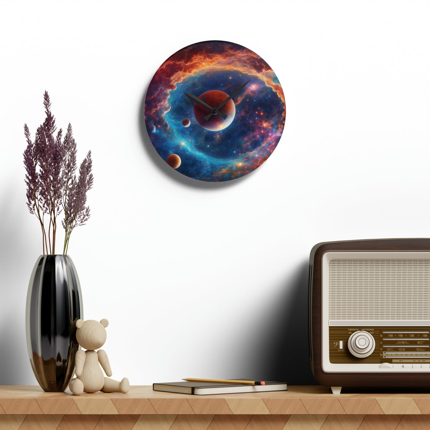 Galaxy Wall Clock