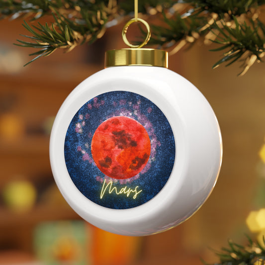 Mars Christmas Ball Ornament