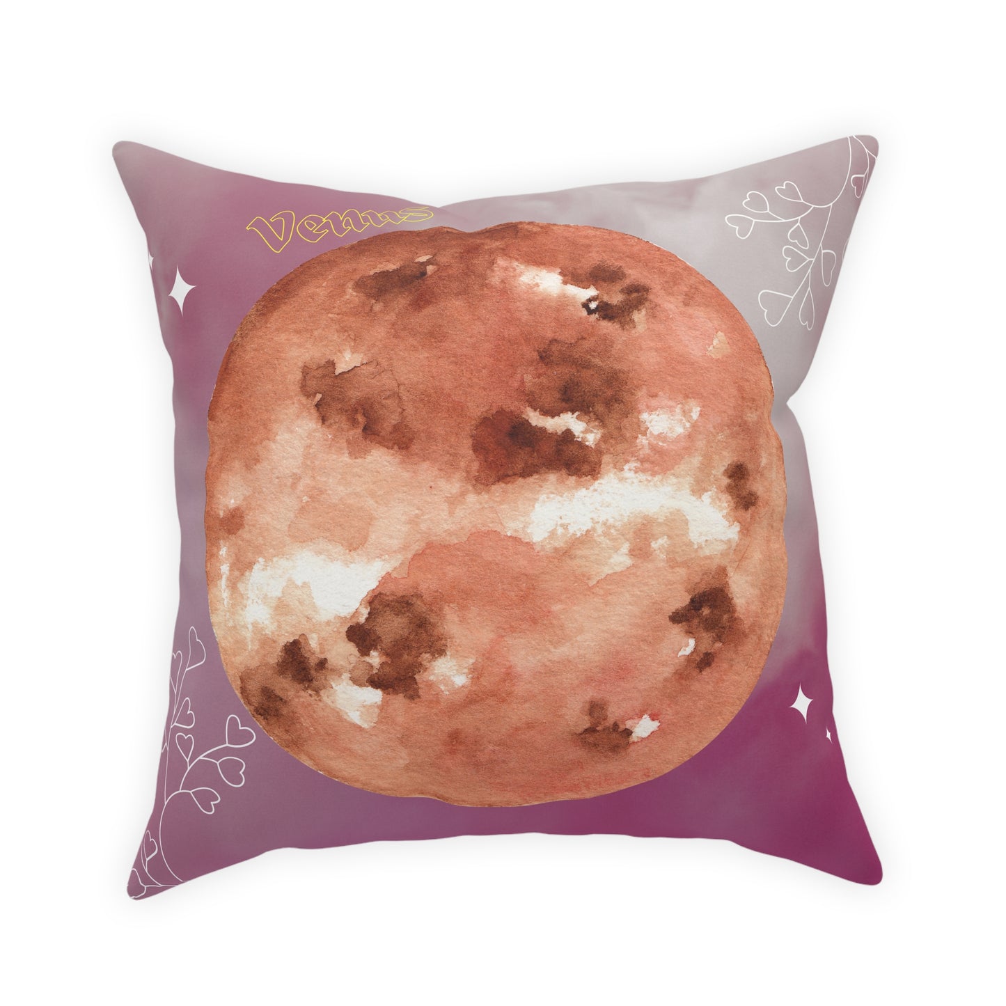 Neptune - Venus Throw Pillow