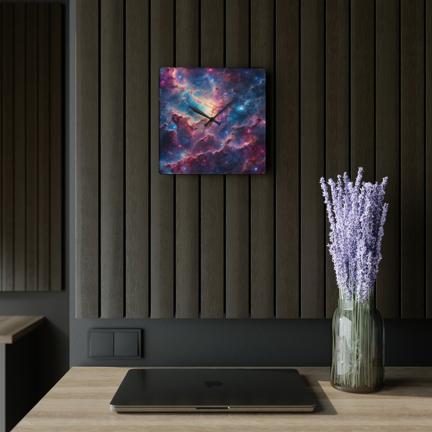 Galaxy Wall Clock