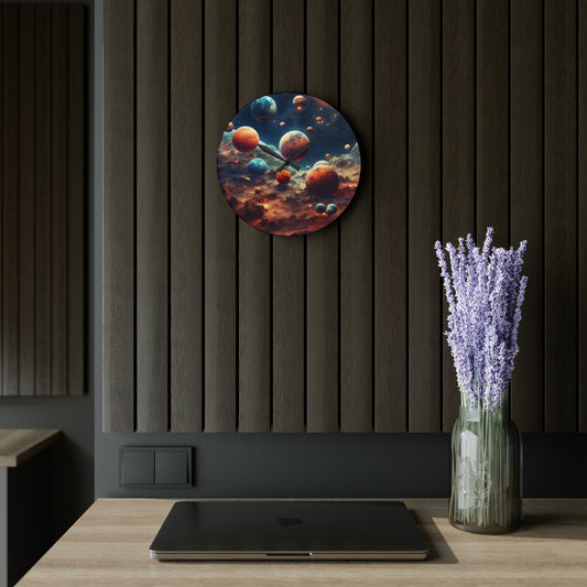 Galaxy Wall Clock