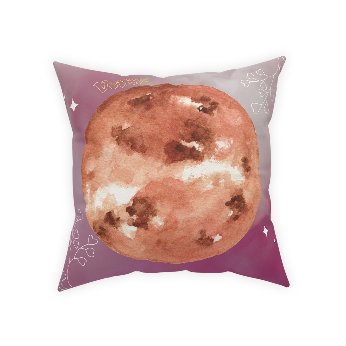 Neptune - Venus Throw Pillow