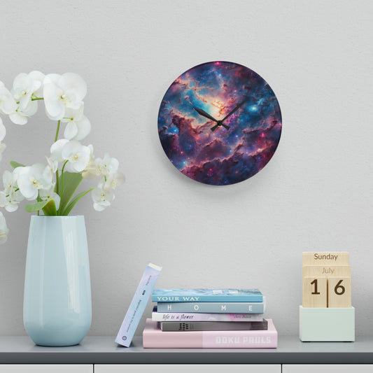 Galaxy Wall Clock