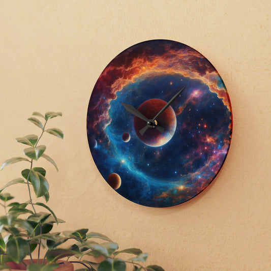 Galaxy Wall Clock