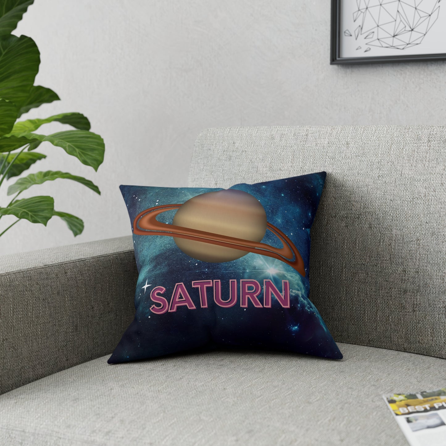 Saturn & Mars Pillow