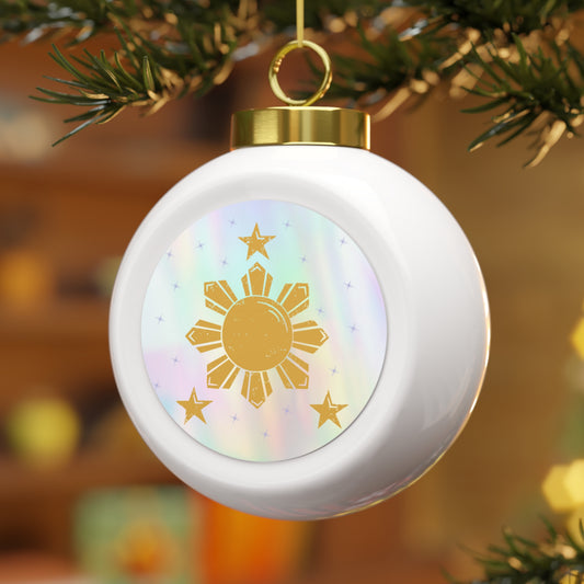 Sun Christmas Ball Ornament