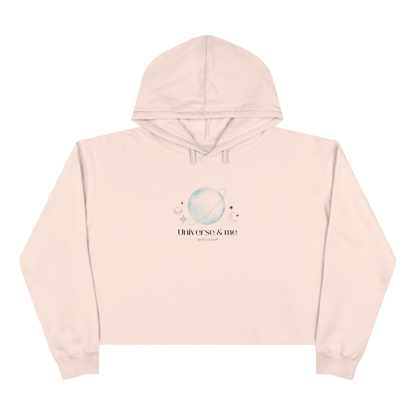 Universe & Me Crop Hoodie