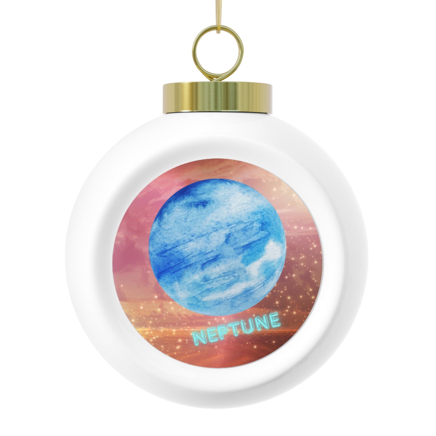 Neptune Christmas Ball Ornament