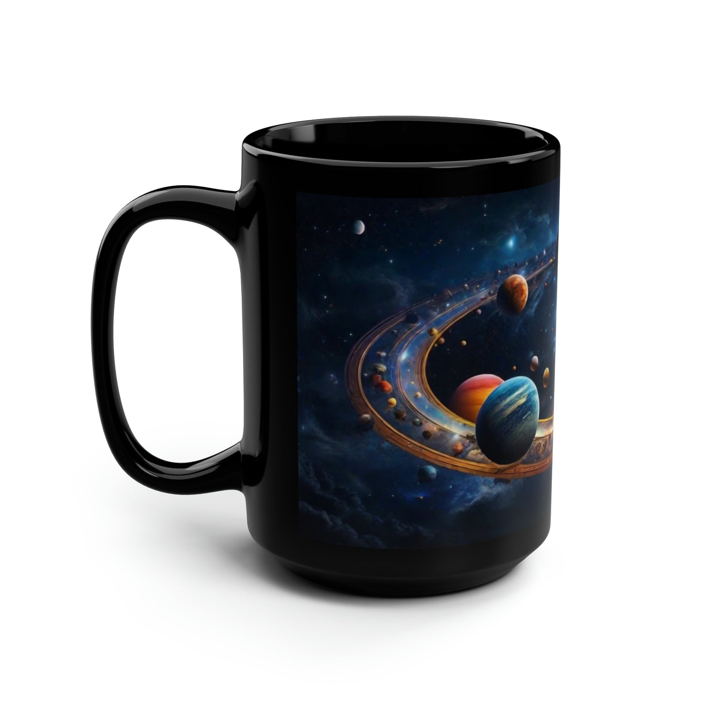 Black Mug, 15oz