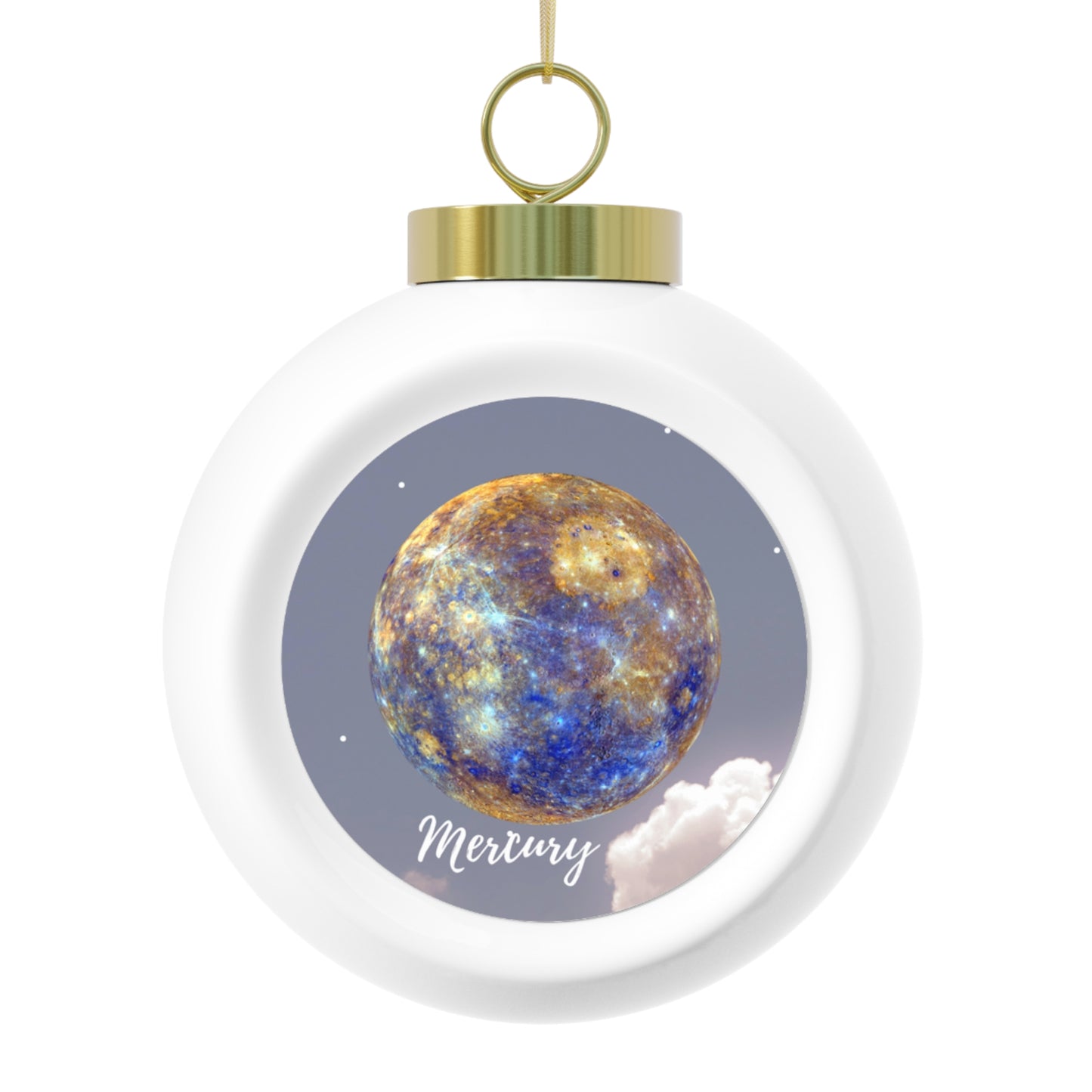 Mercury Christmas Ball Ornament