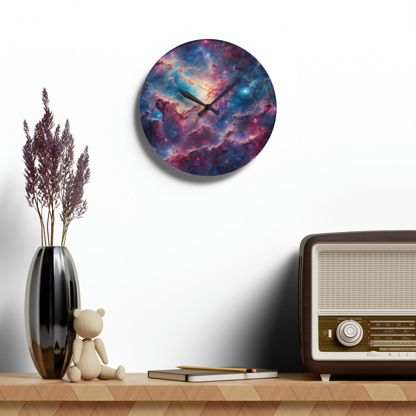 Galaxy Wall Clock