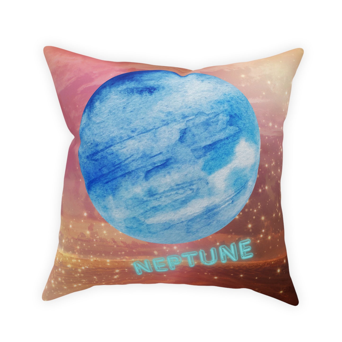 Neptune - Venus Throw Pillow