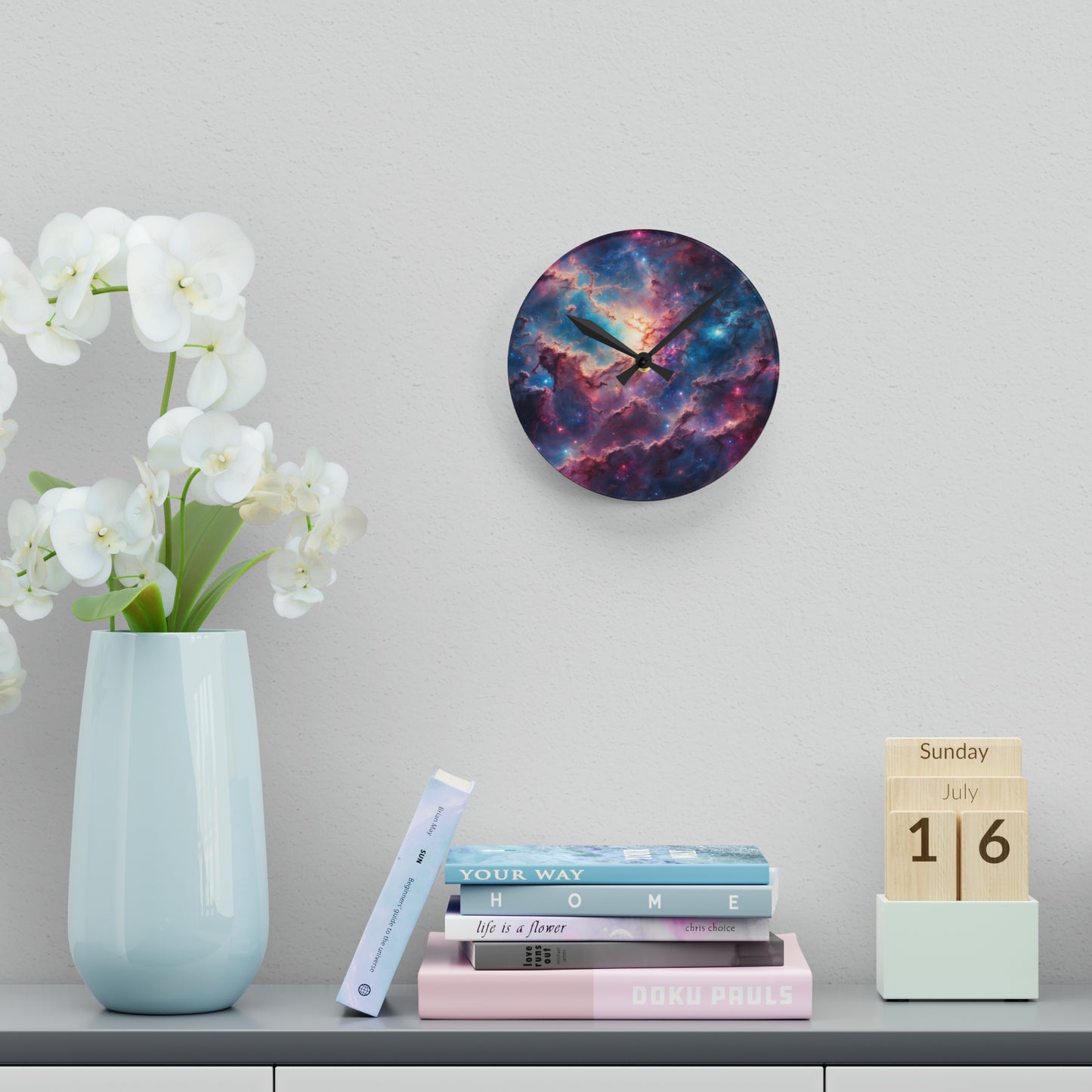 Galaxy Wall Clock