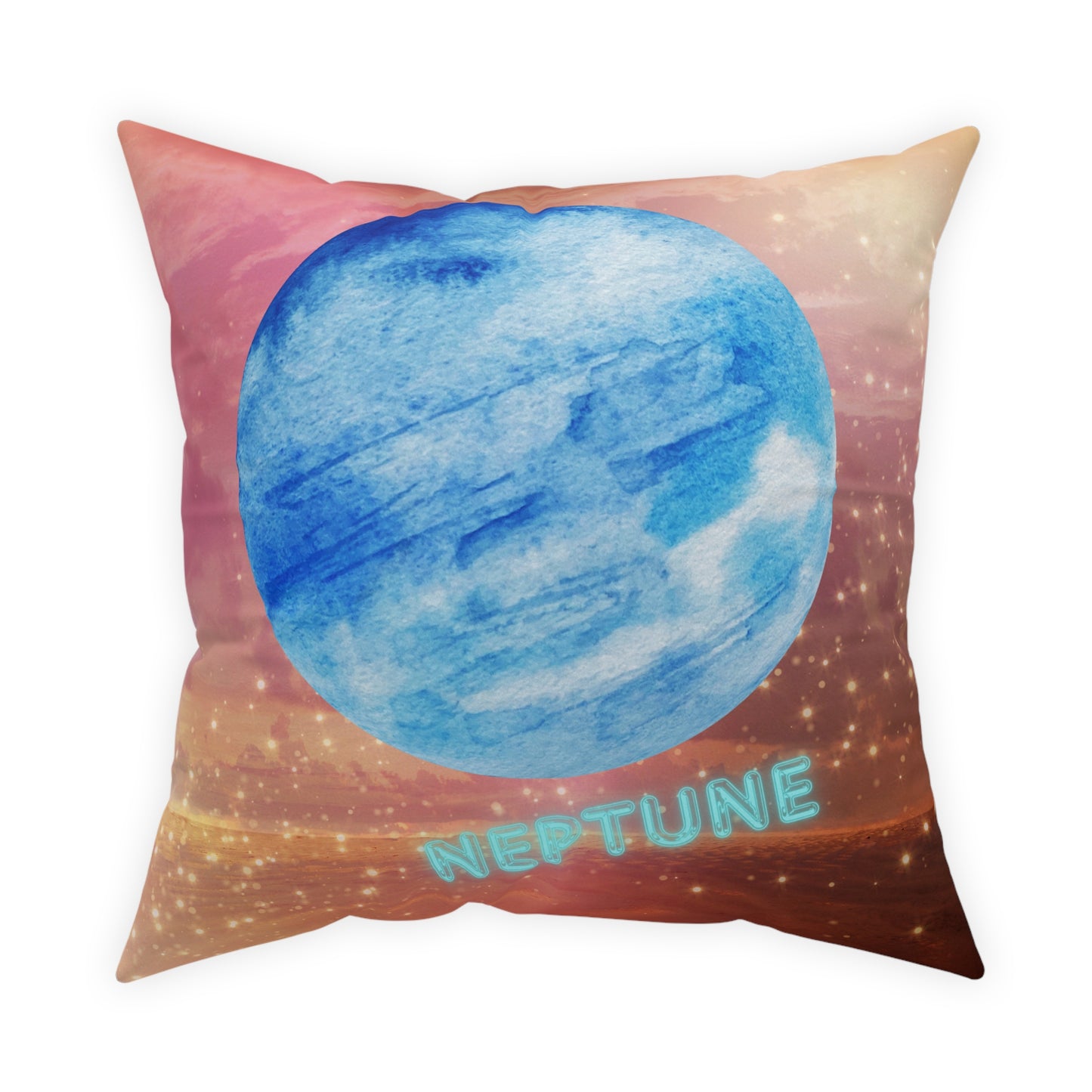 Neptune - Venus Throw Pillow