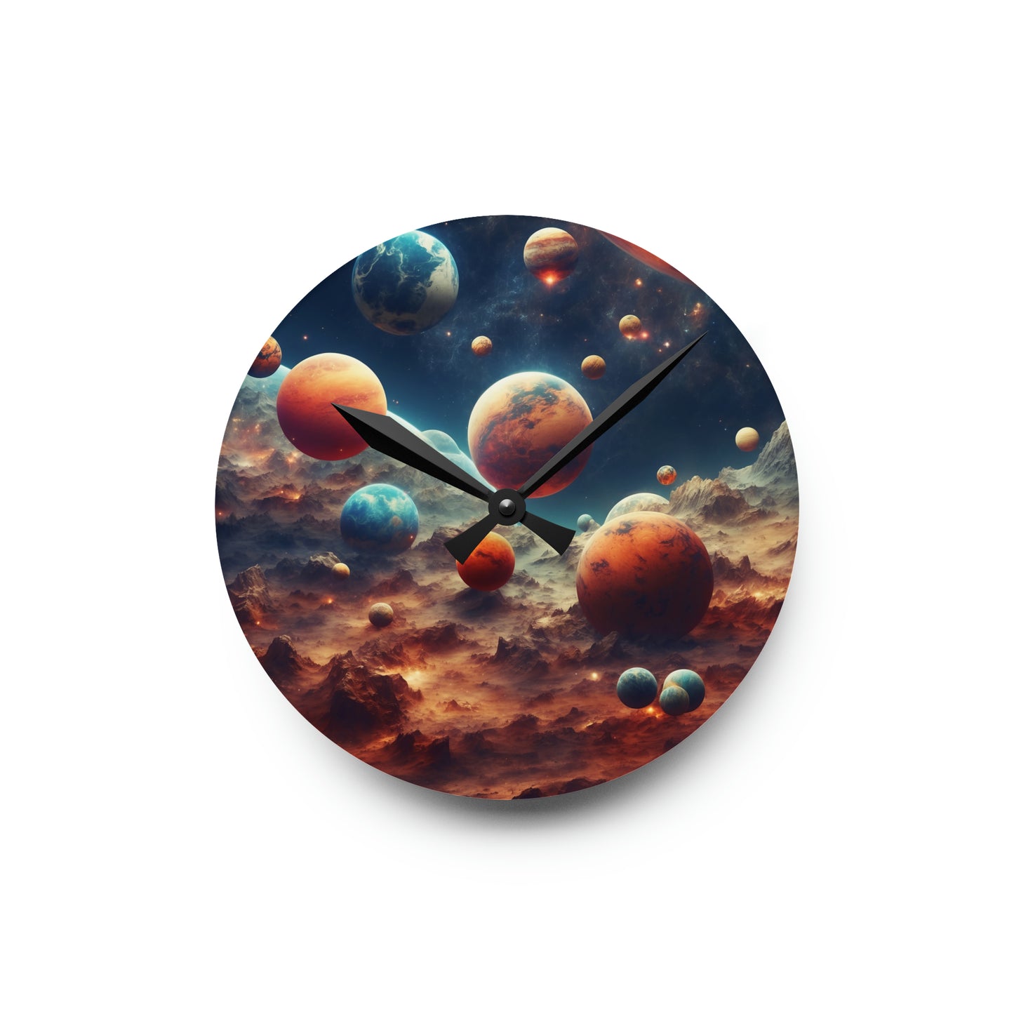 Galaxy Wall Clock