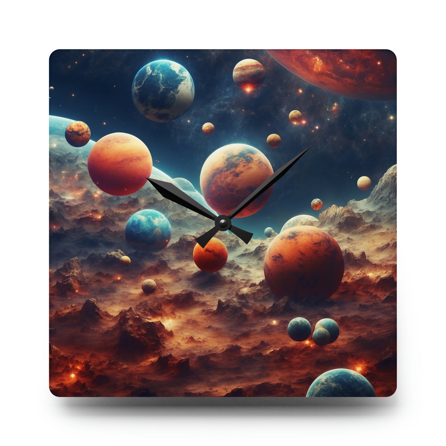 Galaxy Wall Clock