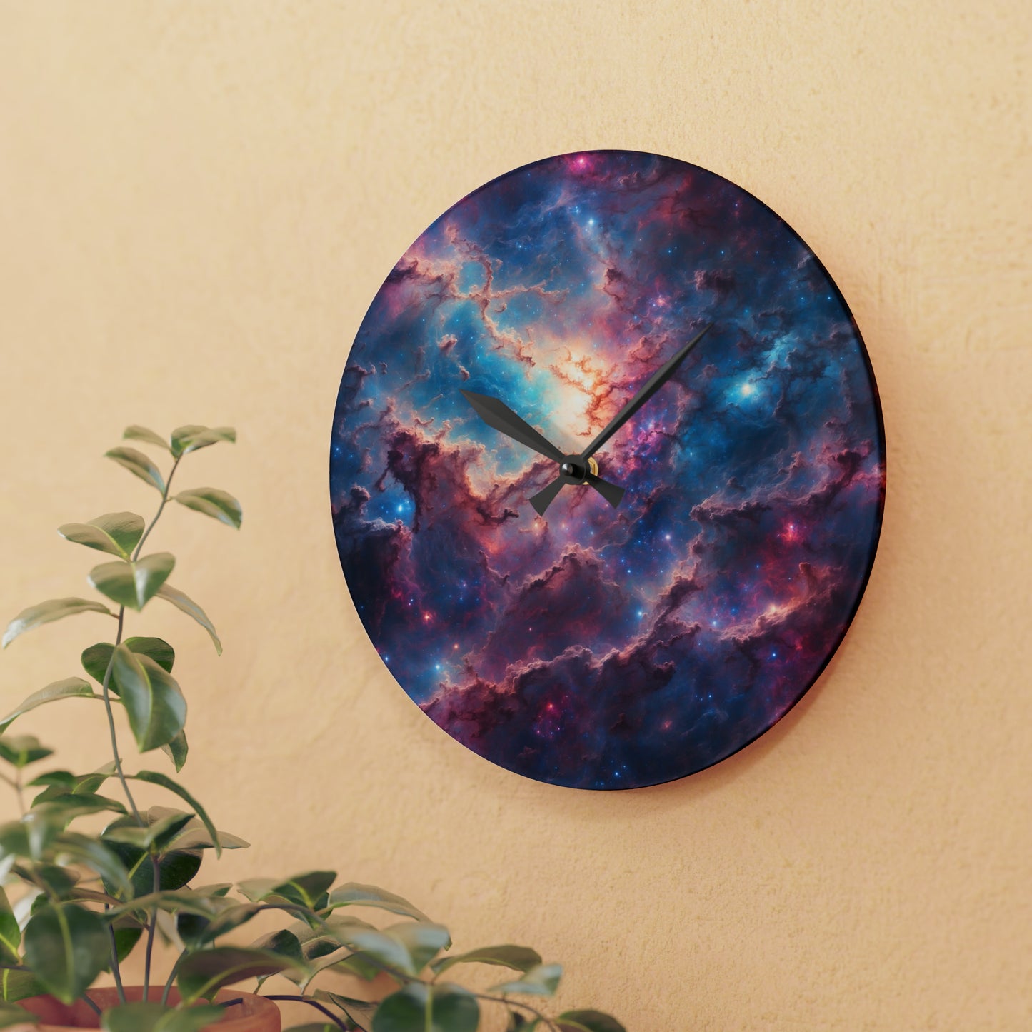 Galaxy Wall Clock